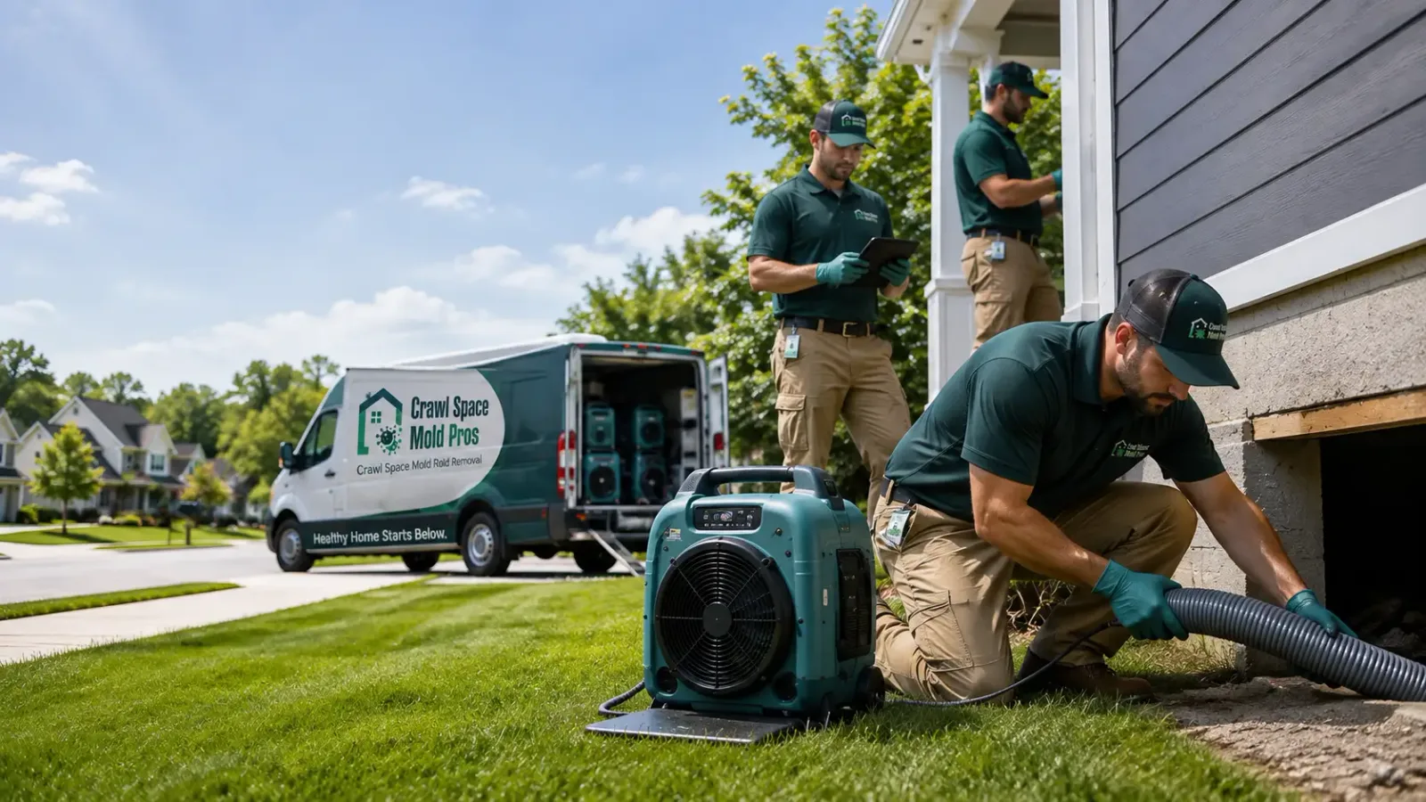 Crawl Space Mold Removal in Scandia, KS